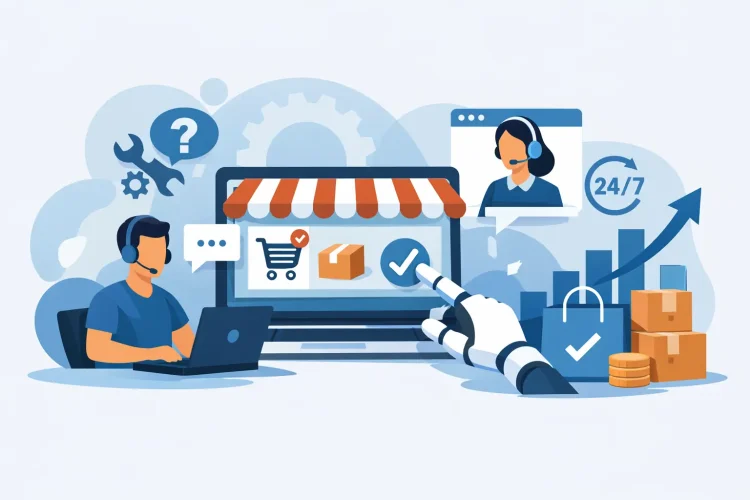 Τεχνική υποστήριξη eShop που κρατά τις πωλήσεις