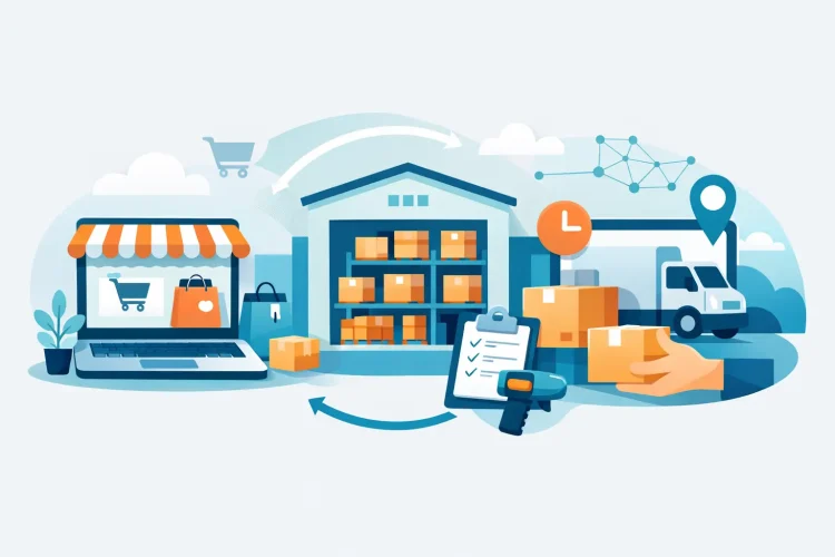 Σύνδεση eShop, αποθήκης και παραγγελιών