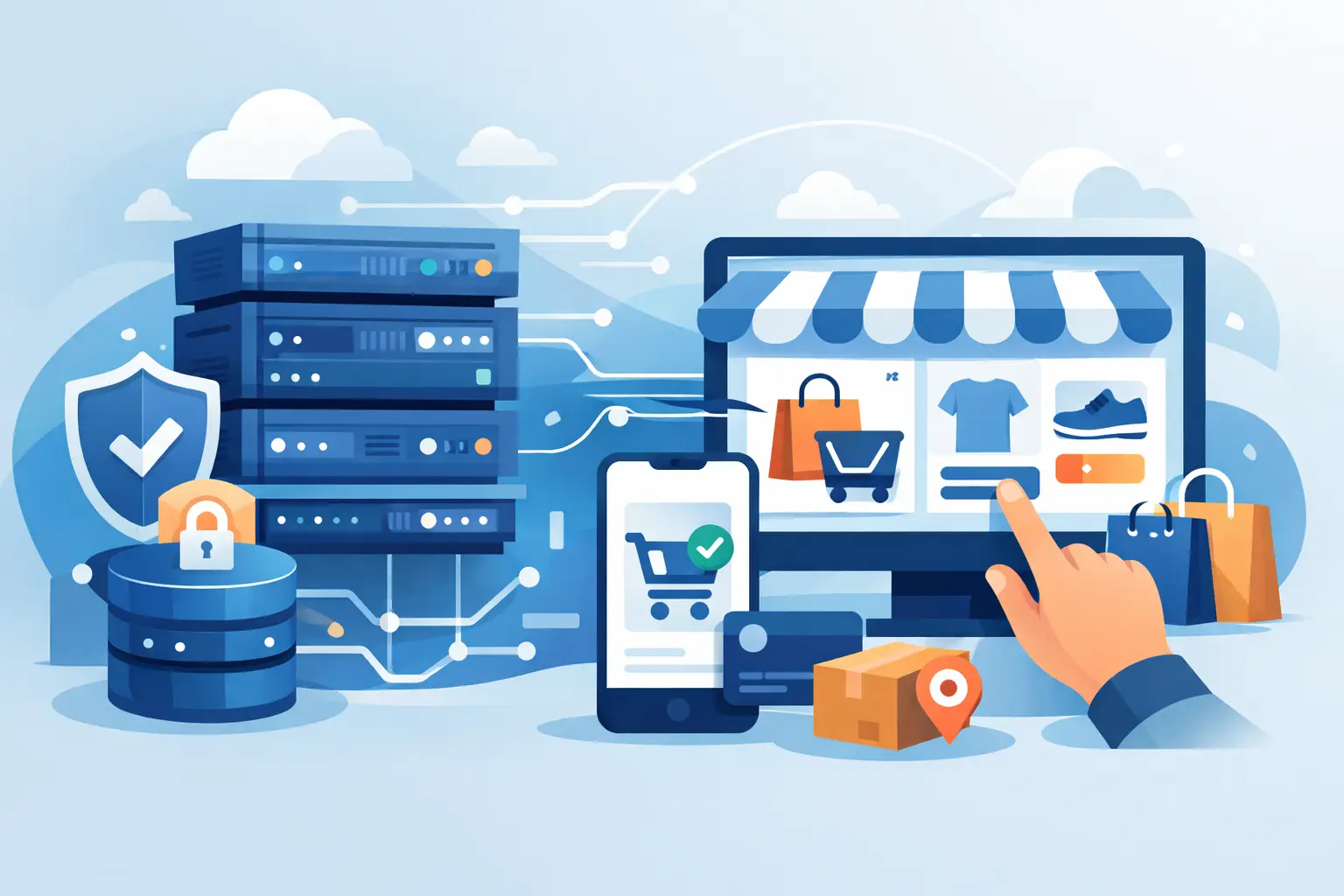 Web hosting για eshop που αντέχει στην πράξη